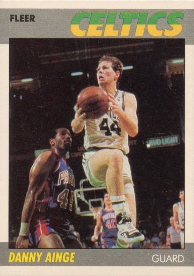 1987 Fleer Danny Ainge #4 Basketball Card