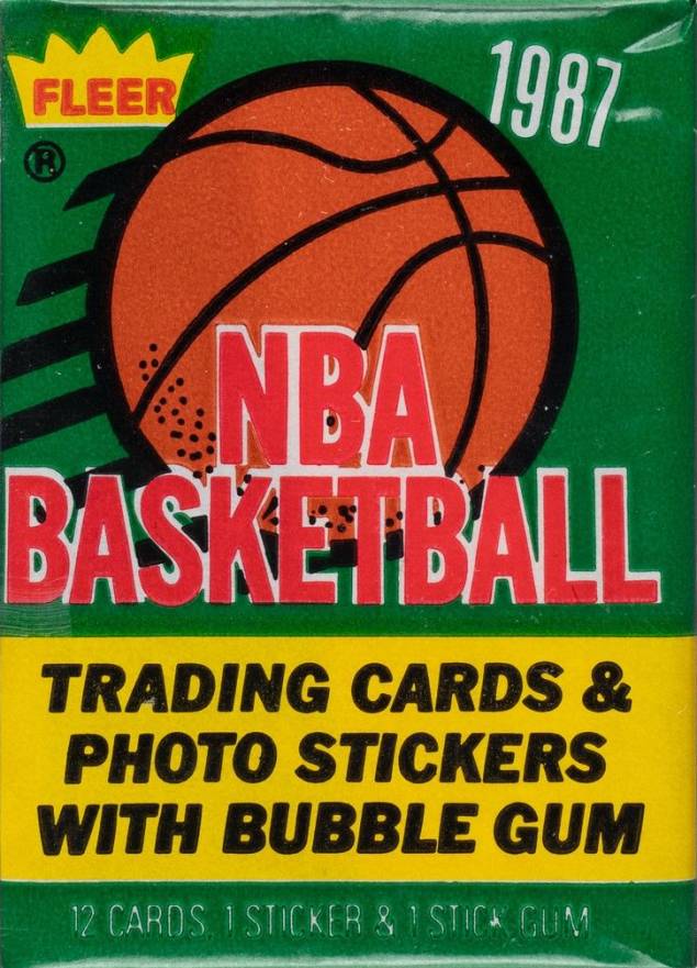 1987 Fleer Wax Pack #WP Basketball Card