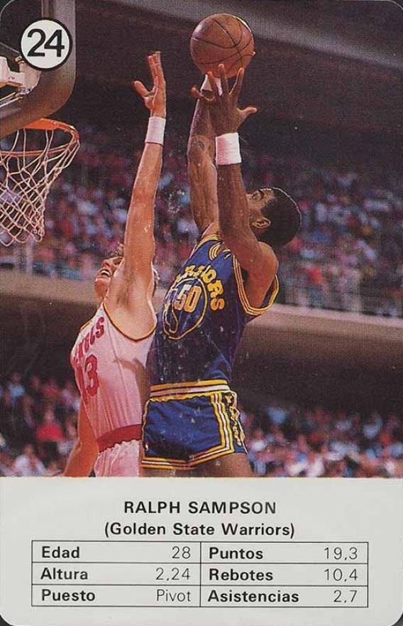 1988 Fournier Estrellas Ralph Sampson #24 Basketball Card