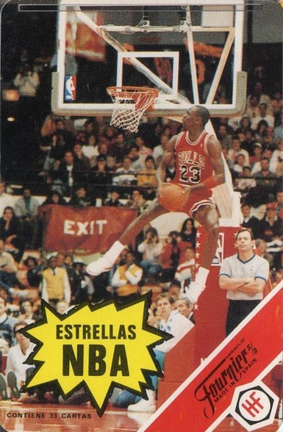 1988 Fournier Estrellas Michael Jordan Rules #JR Basketball Card