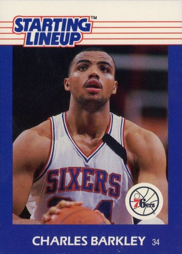 1988 Kenner Starting Lineup Charles Barkley # Basketball Card