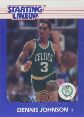 1988 Kenner Starting Lineup Dennis Johnson # Basketball Card