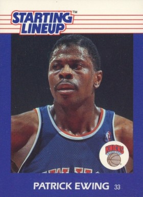 1988 Kenner Starting Lineup Patrick Ewing # Basketball Card