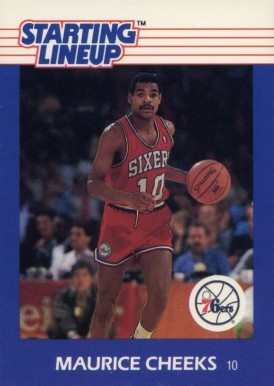1988 Kenner Starting Lineup Maurice Cheeks # Basketball Card