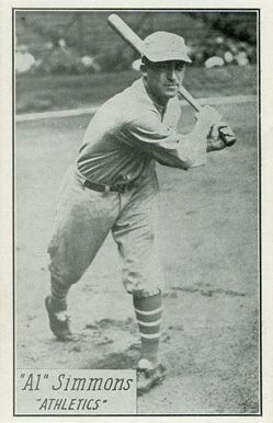 1928 R315 Al Simmons # Baseball Card
