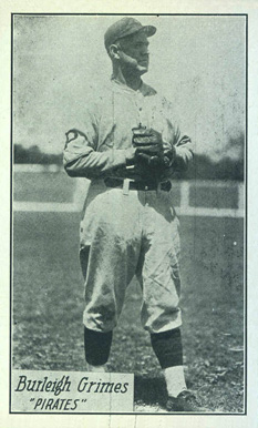 1928 R315 Burleigh Grimes # Baseball Card
