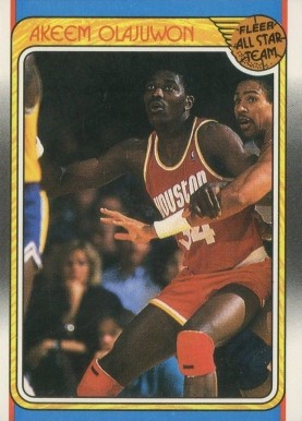 1988 Fleer Hakeem Olajuwon #126 Basketball Card