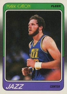 1988 Fleer Mark Eaton #112 Basketball Card
