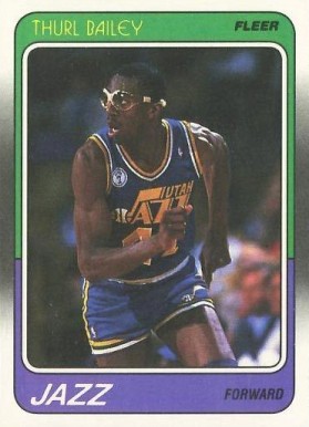1988 Fleer Thurl Bailey #111 Basketball Card