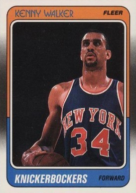 1988 Fleer Kenny Walker #83 Basketball Card