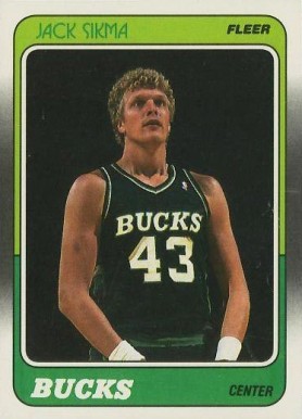 1988 Fleer Jack Sikma #76 Basketball Card