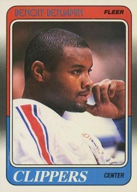 1988 Fleer Benoit Benjamin #61 Basketball Card
