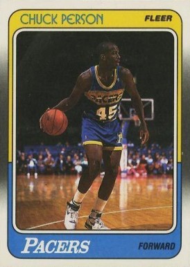 1988 Fleer Chuck Person #58 Basketball Card
