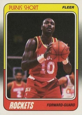 1988 Fleer Purvis Short #54 Basketball Card