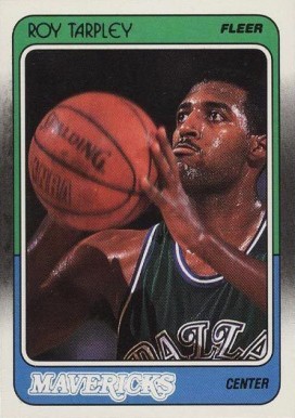 1988 Fleer Roy Tarpley #32 Basketball Card