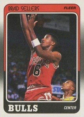 1988 Fleer Brad Sellers #21 Basketball Card