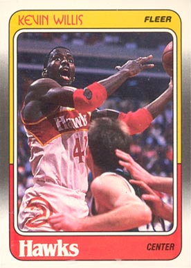 1988 Fleer Kevin Willis #6 Basketball Card