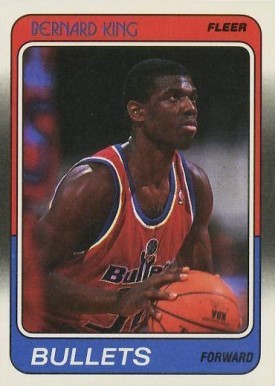 1988 Fleer Bernard King #116 Basketball Card