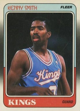 1988 Fleer Kenny Smith #100 Basketball Card