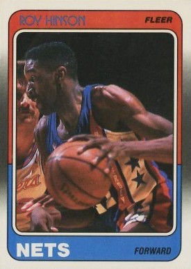 1988 Fleer Roy Hinson #78 Basketball Card