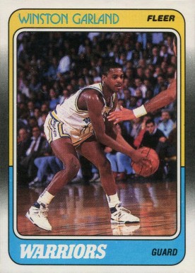 1988 Fleer Winston Garland #46 Basketball Card