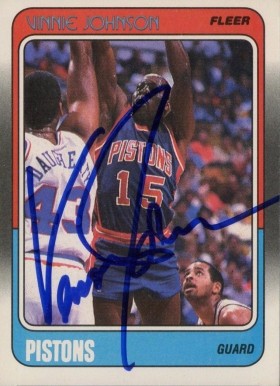 1988 Fleer Vinnie Johnson #41 Basketball Card