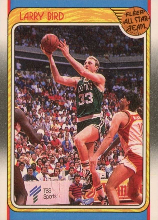 1988 Fleer Larry Bird #124 Basketball Card