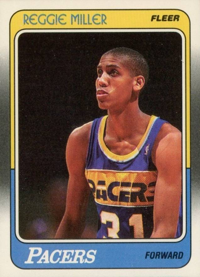 1988 Fleer Reggie Miller #57 Basketball Card