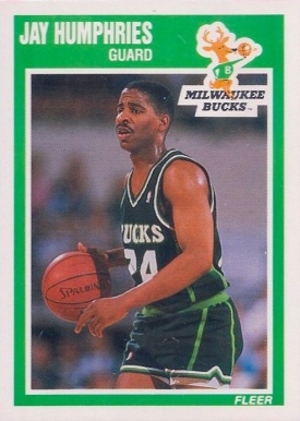 1989 Fleer Jay Humphries #86 Basketball Card