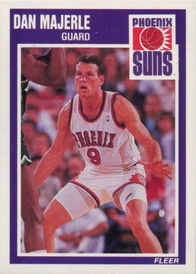 1989 Fleer Dan Majerle #124 Basketball Card