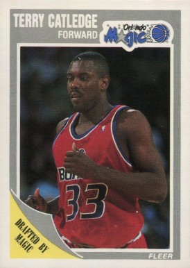 1989 Fleer Terry Catledge #108 Basketball Card