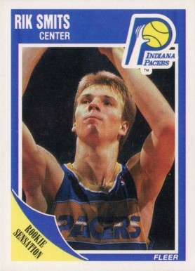 1989 Fleer Rik Smits #68 Basketball Card