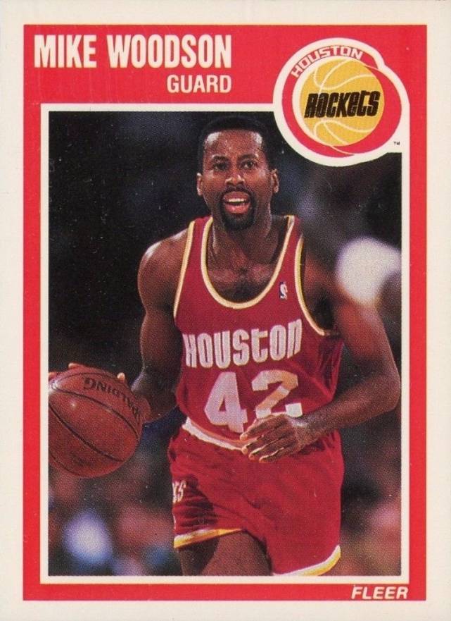 1989 Fleer Mike Woodson #63 Basketball Card