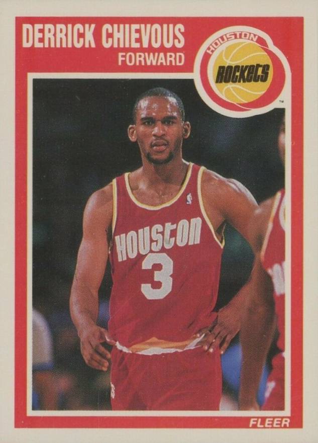 1989 Fleer Derrick Chievous #58 Basketball Card