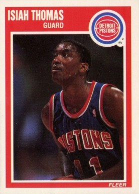 1989 Fleer Isiah Thomas #50 Basketball Card