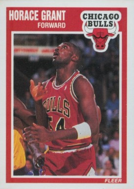 1989 Fleer Horace Grant #20 Basketball Card