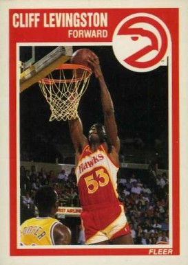 1989 Fleer Cliff Levingston #3 Basketball Card