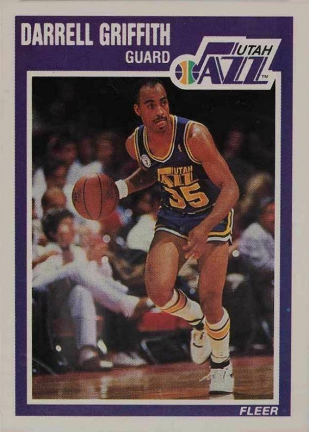 1989 Fleer Darrell Griffith #153 Basketball Card