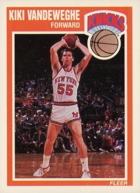 1989 Fleer Kiki Vandeweghe #106 Basketball Card