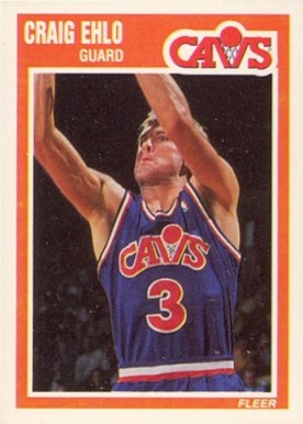 1989 Fleer Craig Ehlo #26 Basketball Card