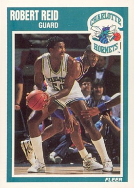 1989 Fleer Robert Reid #17 Basketball Card