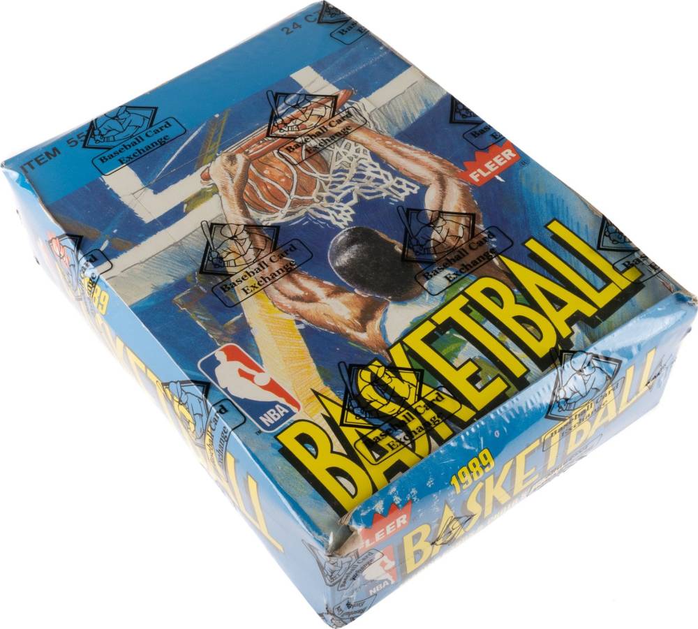 1989 Fleer Rack Pack Box #RPB Basketball Card