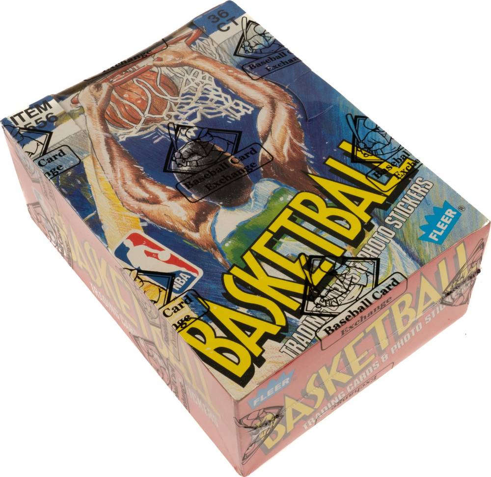 1989 Fleer Wax Pack Box #WPB Basketball Card