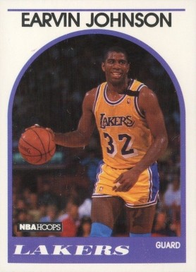 1989 Hoops Magic Johnson #270 Basketball Card