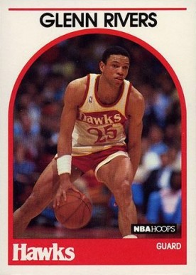 1989 Hoops Glenn Rivers #252 Basketball Card