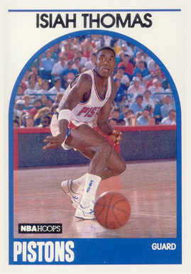 1989 Hoops Isiah Thomas #250 Basketball Card