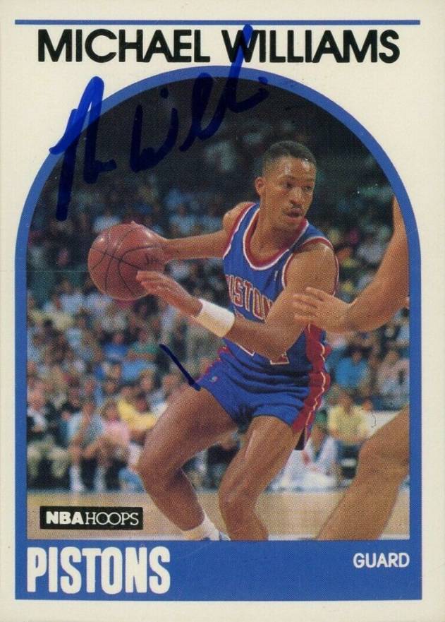 1989 Hoops Michael Williams #224 Basketball Card