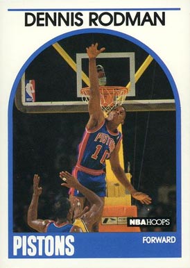 1989 Hoops Dennis Rodman #211 Basketball Card