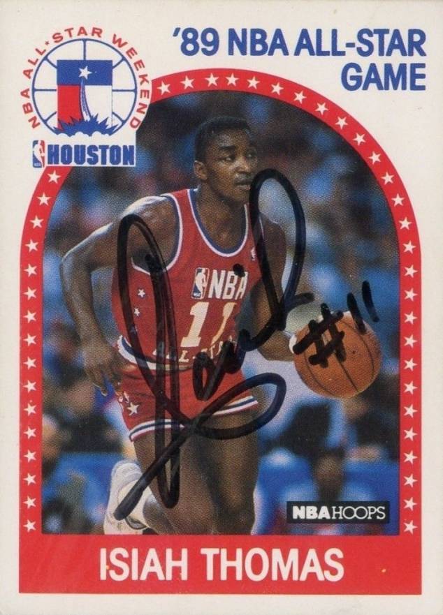 1989 Hoops Isiah Thomas #177 Basketball Card