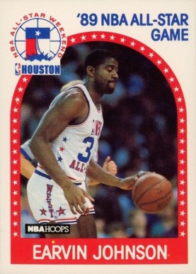 1989 Hoops Magic Johnson #166 Basketball Card